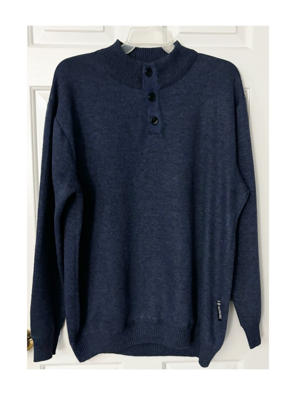 Mens Akademiks Navy Blue Sweater, Big & Tall Size 4XL